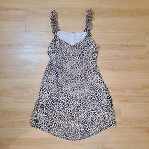 Nordstrom - All in Favor - Cheetah Print Dress Women Size XL